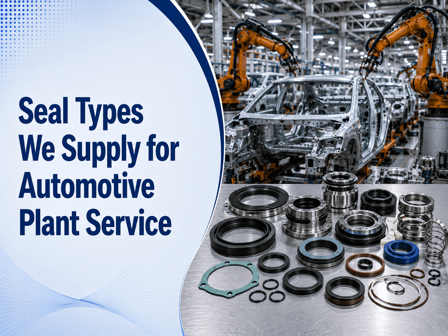 Seal Types We Supply for Automotive Plant Service