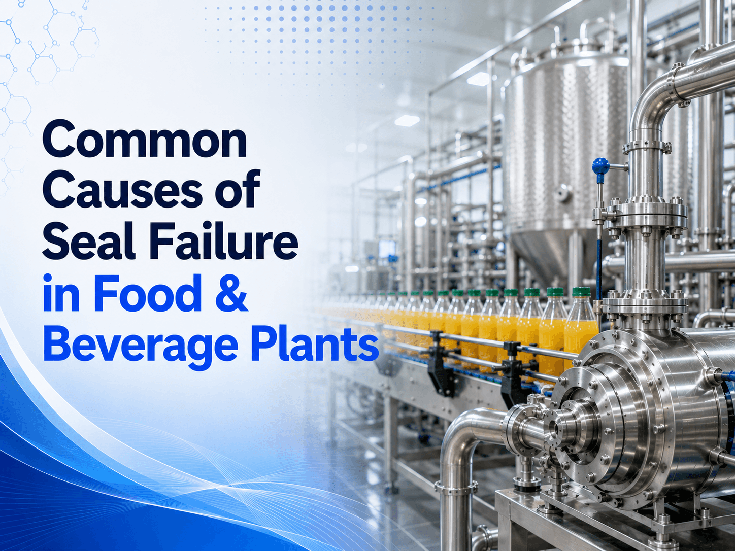 Common Causes of Seal Failure in Food & Beverage Plants — and How We Design Around Them