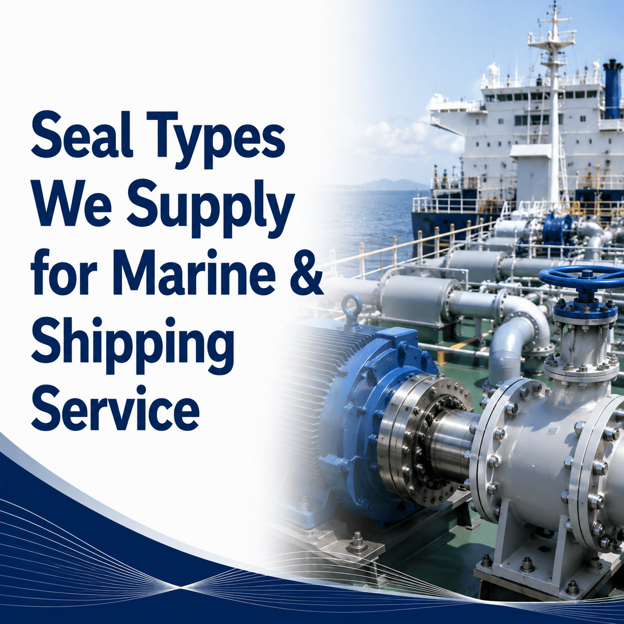 Seal Types We Supply for Marine & Shipping Service