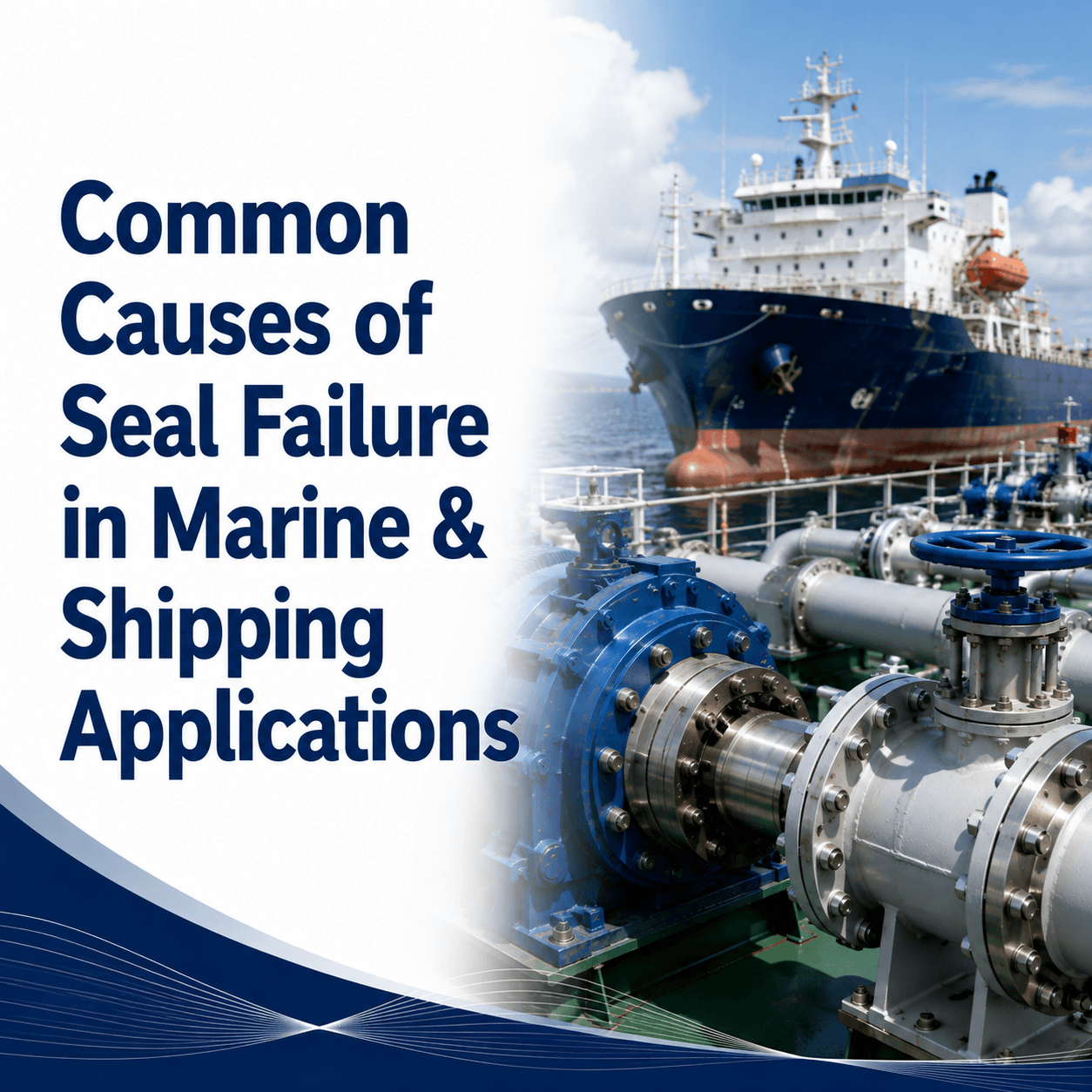 Common Causes of Seal Failure in Marine & Shipping Applications — and How We Design Around Them