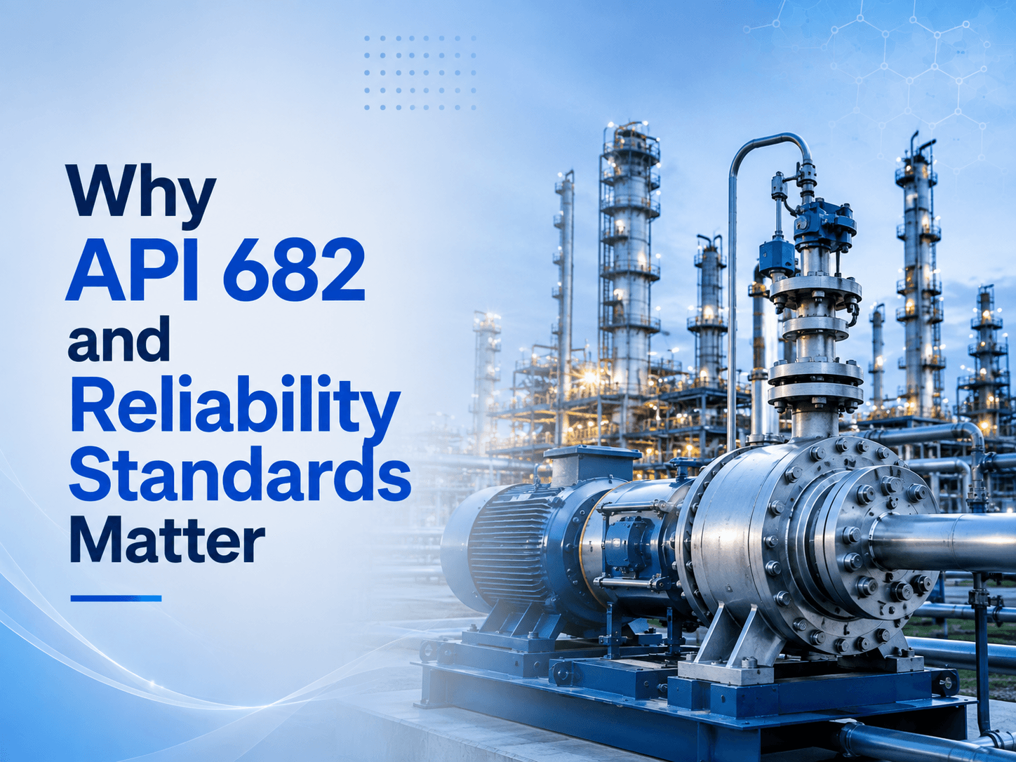 Why API 682 and Reliability Standards Matter