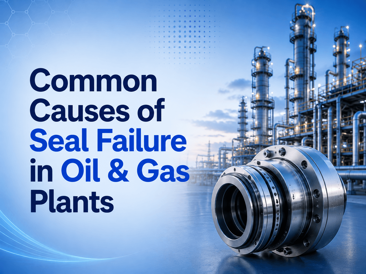 Common Causes of Seal Failure in Oil & Gas Plants — and How We Design Around Them
