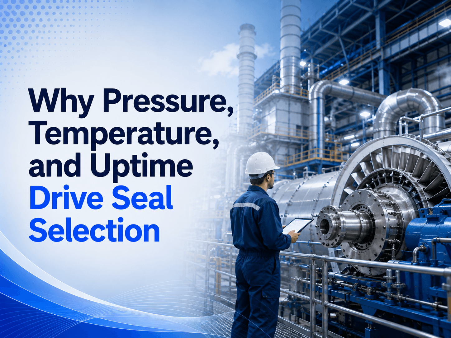 Why Pressure, Temperature, and Uptime Drive Seal Selection