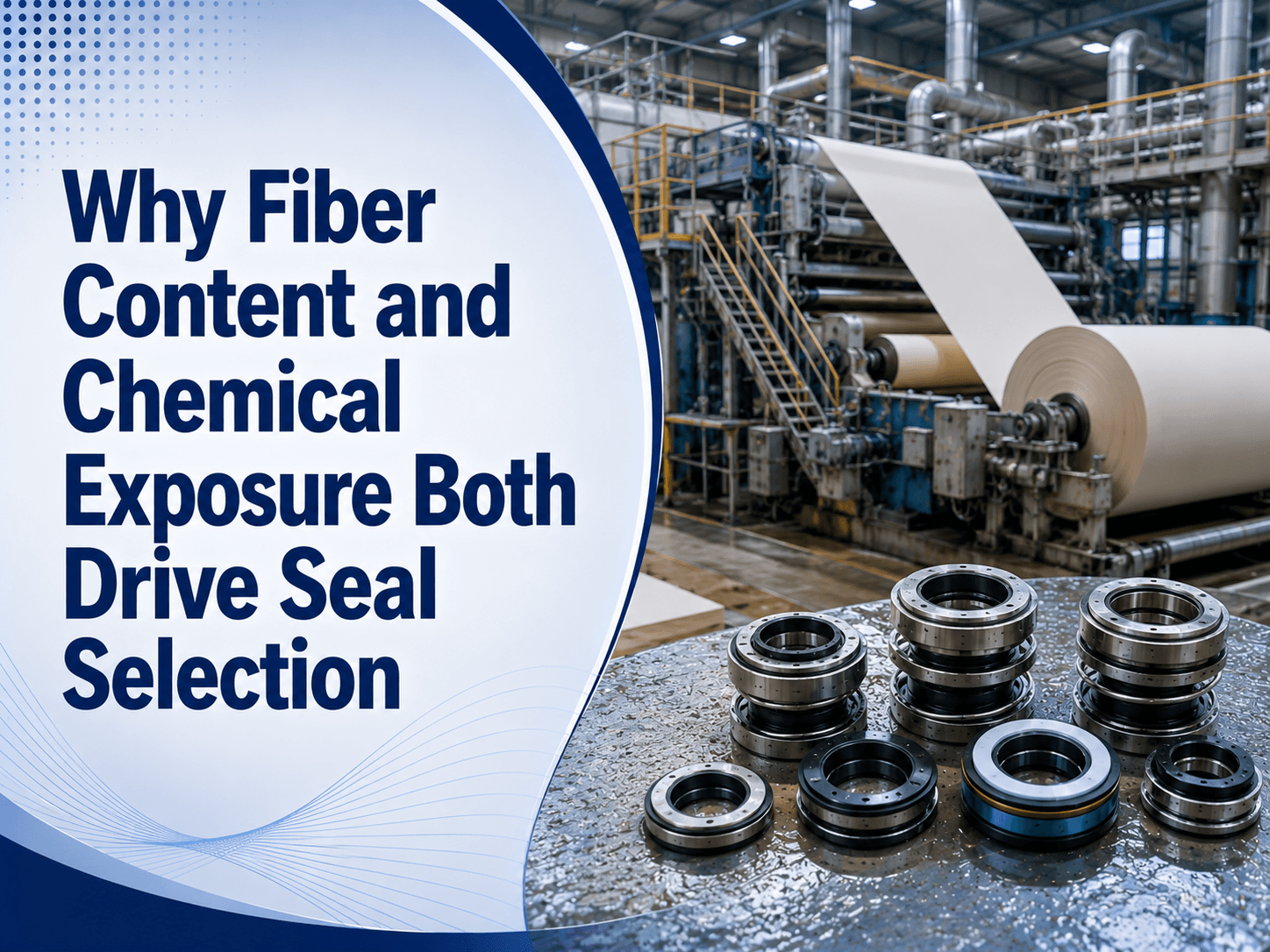Why Fiber Content and Chemical Exposure Both Drive Seal Selection