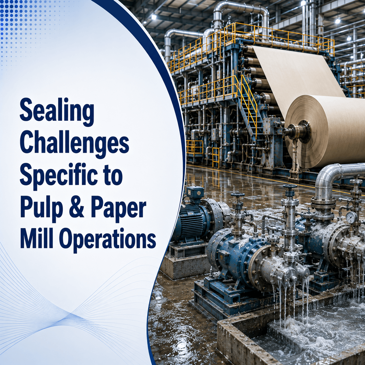 Sealing Challenges Specific to Pulp & Paper Mill Operations