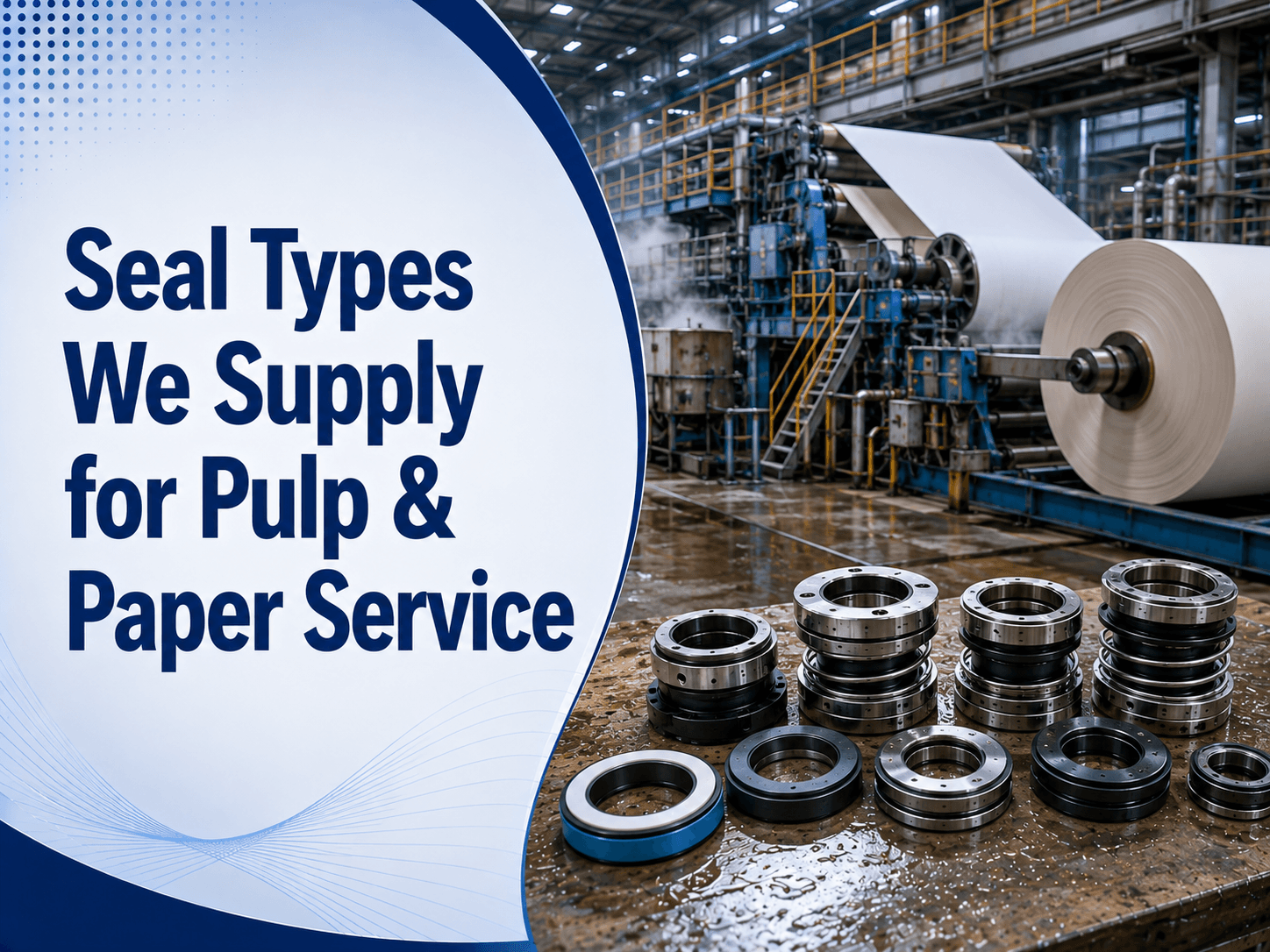 Seal Types We Supply for Pulp & Paper Service