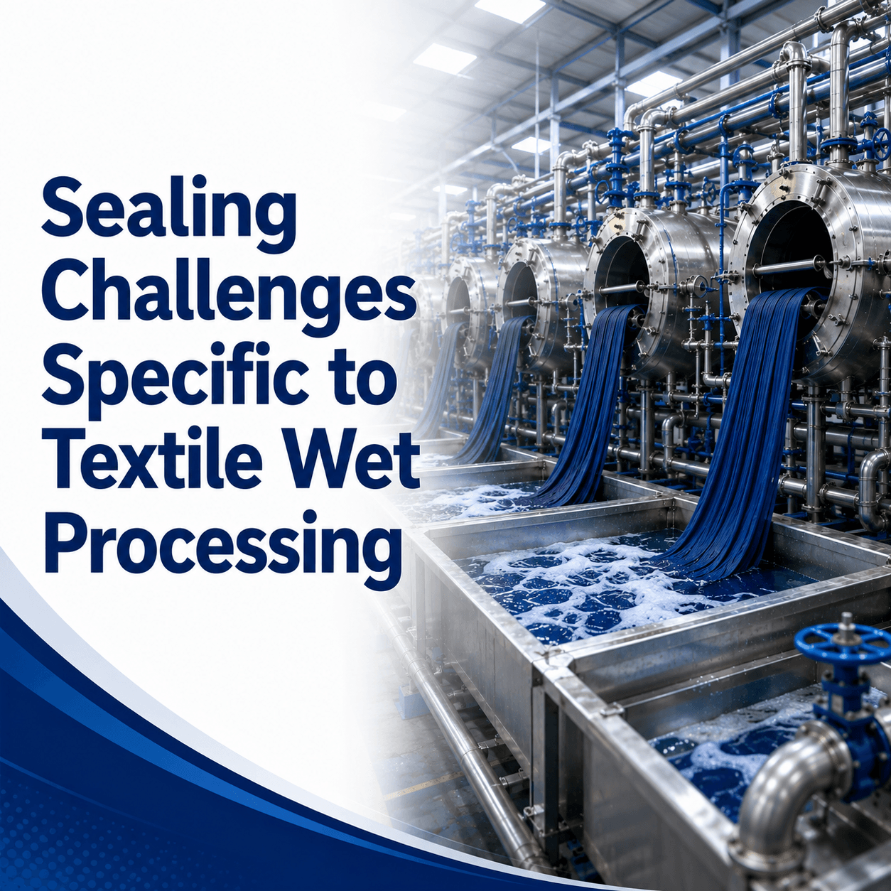 Sealing Challenges Specific to Textile Wet Processing