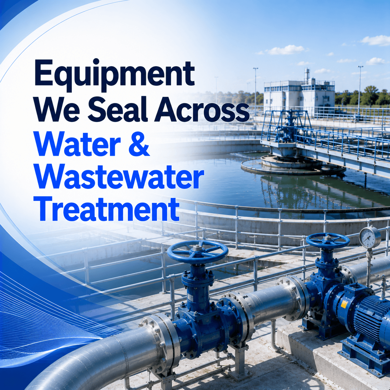 Equipment We Seal Across Water & Wastewater Treatment