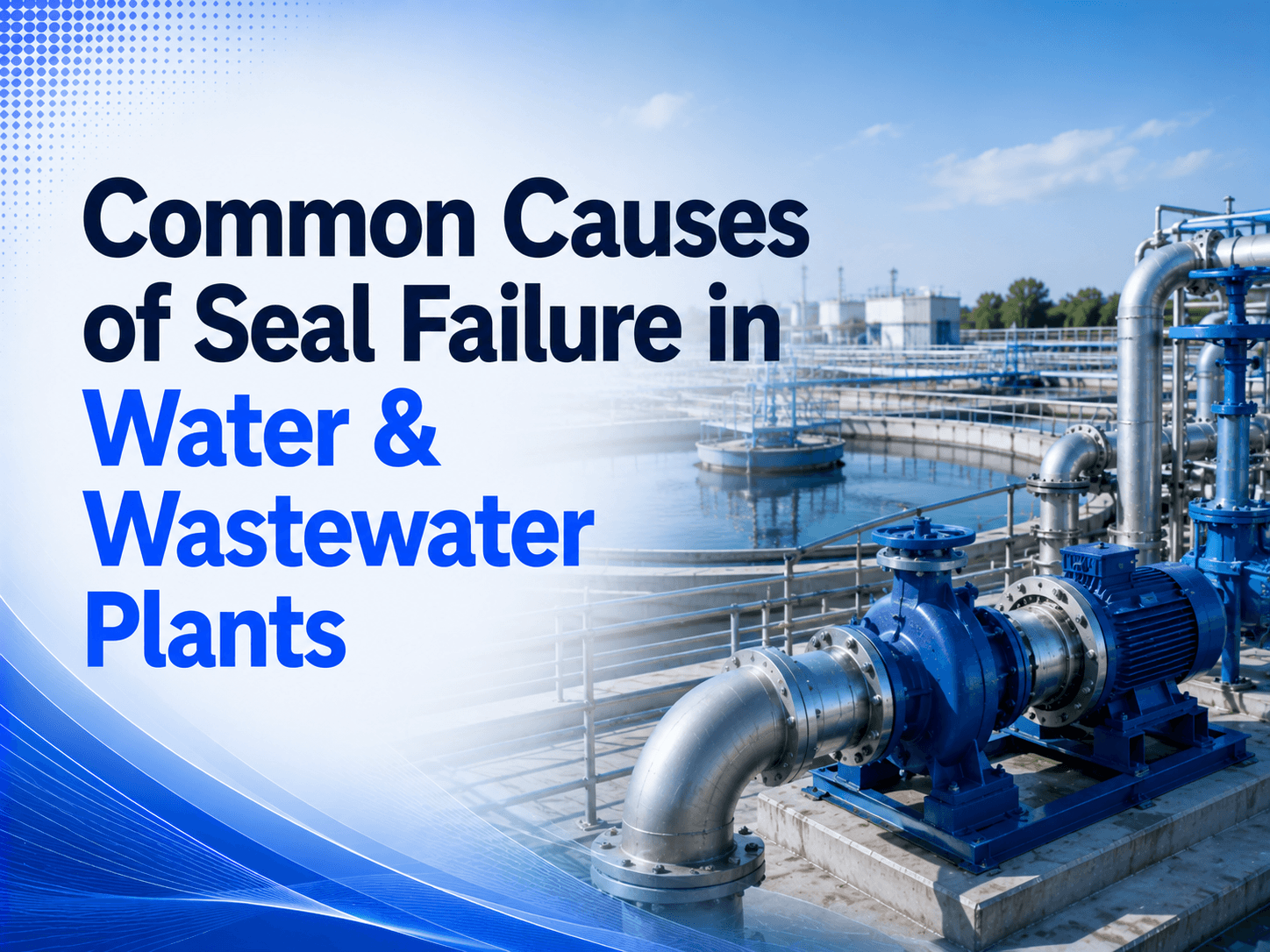 Common Causes of Seal Failure in Water & Wastewater Plants — and How We Design Around Them